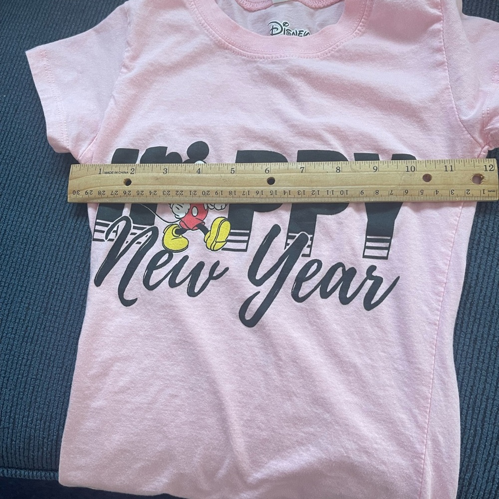 Disney Pink Happy New Year T-Shirt - Picture 6 of 7